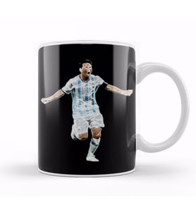 Lionel Messi Argentina Champion Kupa Bardak Porselen