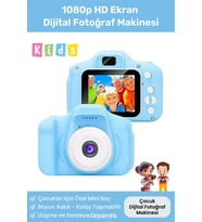 Yeni Nesil Çocuk Dijital Mini Fotoğraf Video Makine Erkek Kız Çocuklar 1080p HD Ekran Kamera Selfie