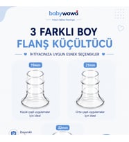 Göğüs Pompası Kalkanı Silikon Flanş Küçültücü 19-21-22mm