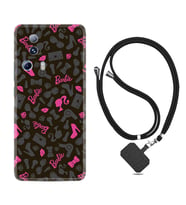 Xiaomi Mi 13 Lite Kılıf Resimli Boyun Askılı İpli Desenli Silikon Barbie and Shoes 1413