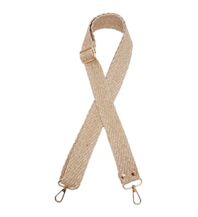 Angel Çanta Aksesuar 120x3 cm Jüt Kolon Çanta Sapı Gold Simli Light Gold Metalli