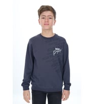 Toontoy Erkek Çocuk New Project  Baskılı Sweatshirt (Füme)