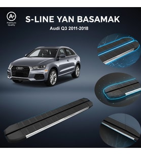 Audi Q3 S-Line Premium Krom Yan Basamak   2011-2018