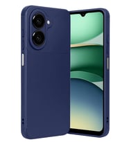 Samsung Galaxy A07 Kılıf Karbon Silikon Case Kapak (Lacivert)
