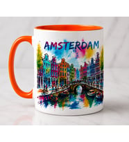 Amsterdam Temalı Tasarım Bardak