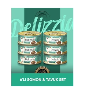 Reflex Plus Delizzia Yetişkin Somonlu-Tavuklu Gravy Kedi Maması 6x85 gram