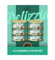 Reflex Plus Delizzia Yetişkin Somonlu-Tavuklu Gravy Kedi Maması 6x85 gram