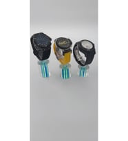 Saat Standı 3'lü Set Lazer Model Oval Mavi&Yeşil