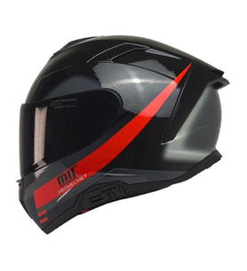 Motosiklet Kaskı Full Face Double Güneş Vizörlü ECE 22.06R Motor Kask Rosso