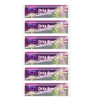 Premium Büzgülü Çöp Torbası Limon Kokulu 15'li Orta Boy 55 x 60 cm Altılı Paket