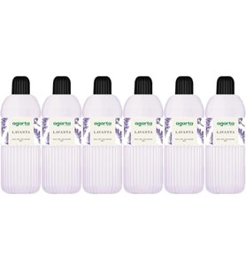 Agarta Kolonya 400 ML Lavanta 80 Derece Pet Şişe (6 Lı Set)