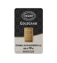 10 gr 999.9 IAR Gram Külçe Altın