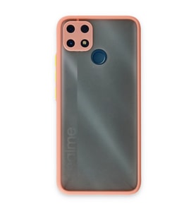 Realme C25 Kılıf Montreal Silikon Kapak - Pembe