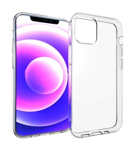 Apple iPhone 14 Plus Kılıf Şeffaf Silikon Hibrit Case Kapak (Renksiz)