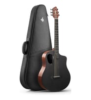 Donner RISING-G1 Carbon Fiber Akustik Gitar (Parlak Kahverengi)