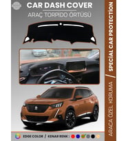 PEUGEOT 2008 (2019-2021) Torpido Örtüsü Panel Koruma Torpido Koruma Birebir Uyum Kaymaz Özel Kesim