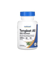 Nutricost Tongkat Ali, 200:1 Extract 1000 Mg 60 Kapsül