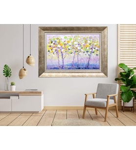 Gümüş Çerçeveli dekoratif Tablo as815