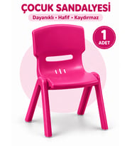 Beylini Çocuk Sandalyesi Anaokulu Kreş Kurs Mini Tabure Dayanıklı Rahat Plastik