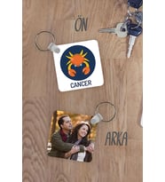 Yengeç Burcu Resimli Anahtarlık