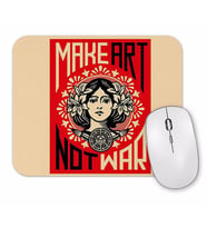 Sanat Yap Savaşma Kırmızı Mouse Pad