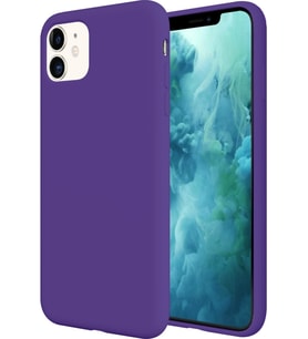 Iphone 11 Kılıf Lansman Silikon Ve Esnek (Mor)