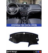 Hyundaı I20 (2014-2019) 3d Torpido Koruma Kılıfı - Ön Göğüs Panel Kaplama - Mavi Şerit