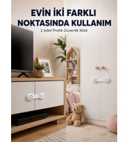 2'li Çocuk Güvenlik Kilidi Ev İçi Koruma Seti