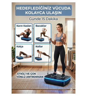 Vibrofitto PRO Titreşimli Egzersiz Aleti Ambiyans Led Işık Ultra Güçlü