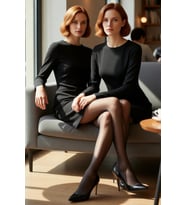 Kadın Bodycon Kesim Cep Detaylı Dokuma Mini Elbise Uzun Kollu Şık ve Modern Kışlık Tasarım