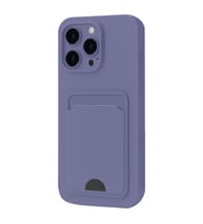 Iphone 16 Kılıf Kelvin Kartvizitli Silikon - Lila