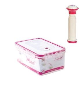 Moon Star Vakumlu hava geçirmez saklama kabı 1,60 LT+Pompa-MVAC182
