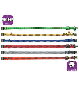 Karlie Kedi Tasma Çıngıraklı 25-35Cm Karışık Renkli