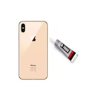 iPhone XS MAX Arka Pil Kapağı ve Yapıştıcı Hediye (GOLD)