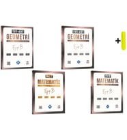 Eyüp B. TYT AYT Matematik Geometri Seti 4 Kitap KR Akademi Yayınları
