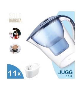 Jugg 3.5 Litre Su Arıtma Sürahisi + 11 Adet Filtre