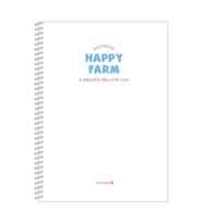 Morning Glory 2000 Çizgili Defter 25,2x17,8 cm Happy Farm 10230-88607