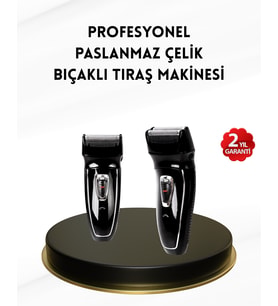 Uzun Pil Ömürlü Şarjlı Tıraş Makinesi – Hızlı Şarj, Ergonomik Tasarım, Çok Yönlü Kullanım