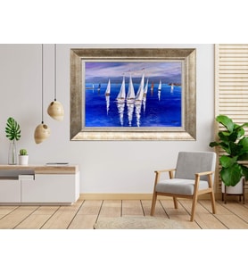 Gümüş Çerçeveli Tablo nb820