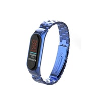 Mey İthalat® Mi Band 4 Metal Baklalı Kordon -