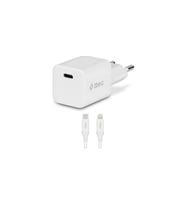 Ttec SmartCharger 20W PD Seyahat Hızlı Şarj Aleti + USB-C - Lightning 150 Cm Kab (Beyaz)