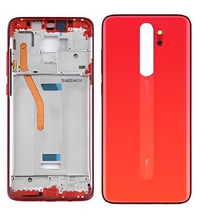 Xiaomi Redmi NOTE 8 PRO FULL Kasa Arka Kapak Takım KIRMIZI