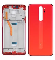 Xiaomi Redmi NOTE 8 PRO FULL Kasa Arka Kapak Takım KIRMIZI