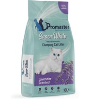 Beyaz Doğal Bentonit Topaklanan Kedi Kumu Lavanta Kokulu 10 LT