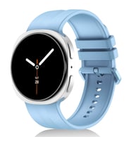 Lexroo Galaxy Watch 9 40mm KRD-159 22mm Silikon Kordon - Açık Mavi
