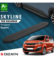 S-Dizayn Peugeot Expert 3 Kısa Şase Skyline Siyah Yan Basamak 213 Cm 2016 Üzeri A+ Kalite