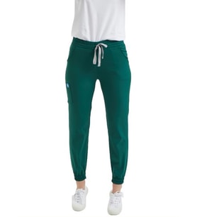 JOGGER- Kadın Likralı Yeşil Üniforma Pantolon (Çok Renkli)