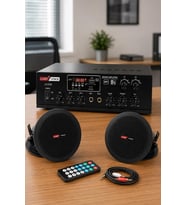 Lastvoice Black Small-4 Tavan Hoparlör ve Anfi Ses Sistemi Paketi ( 1 ANFİ + 2 HOPARLÖR)