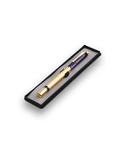 MeyArt Isme Özel Roller Tükenmez Kalem Gold Detaylı Özel Kutulu / Tüm Özel Günler Için (Lacivert)