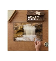 Wisconsin Fonferek Akarsu Tasarımı 240 parça Ahşap Puzzle Ahşap Kutuda MP07374